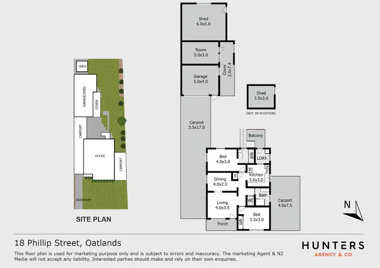 Floorplan of Homely house listing, 18 Phillip Street, Oatlands NSW 2117