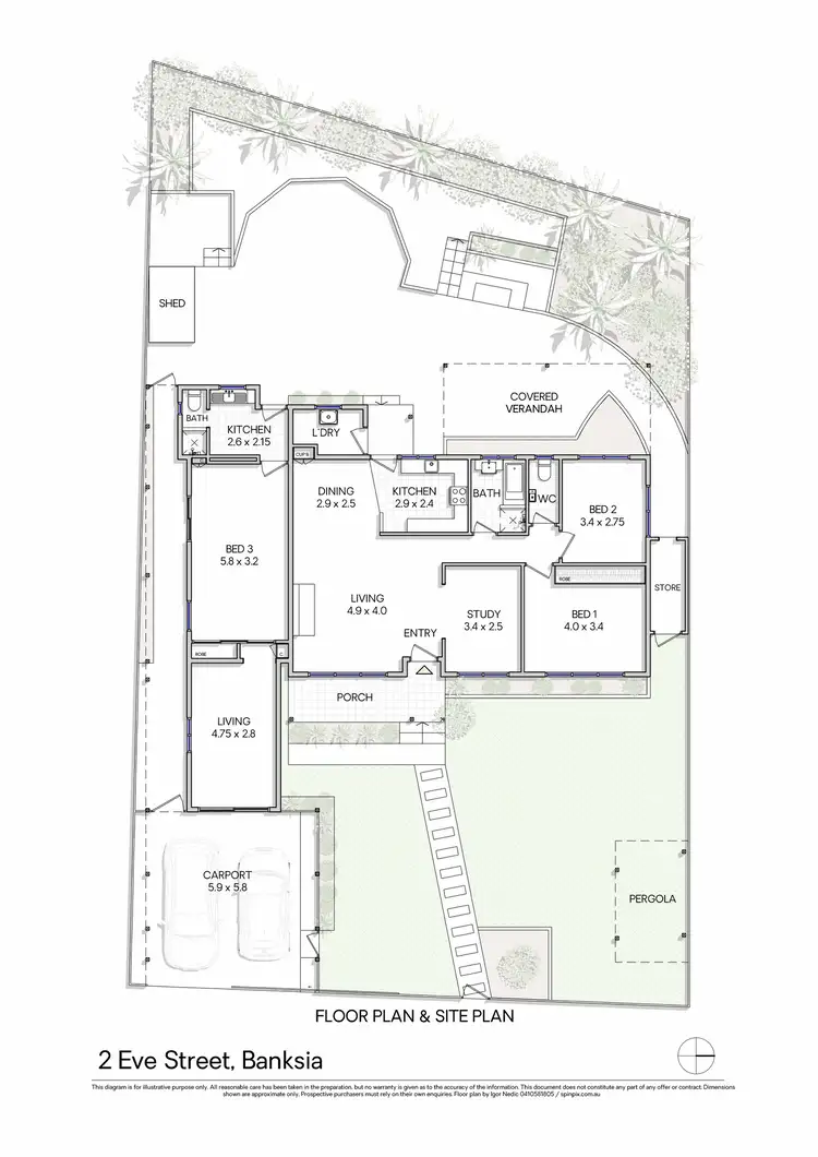 Floorplan of Homely house listing, 2 Eve Street, Banksia NSW 2216