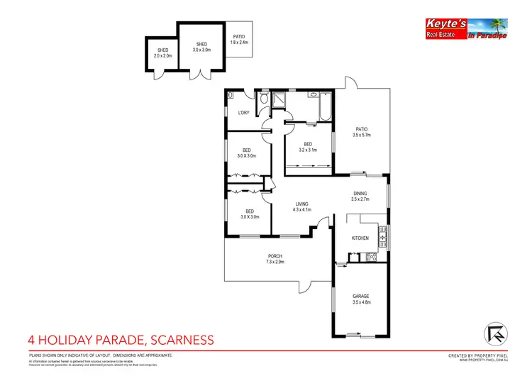Floorplan of Homely house listing, 4 Holiday Parade, Scarness QLD 4655