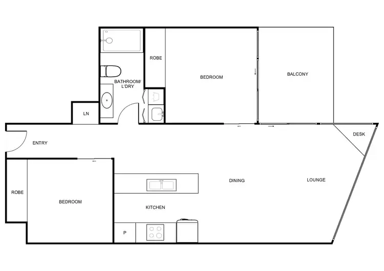 Floorplan of Homely apartment listing, 67/11 Trevillian Quay, Kingston ACT 2604