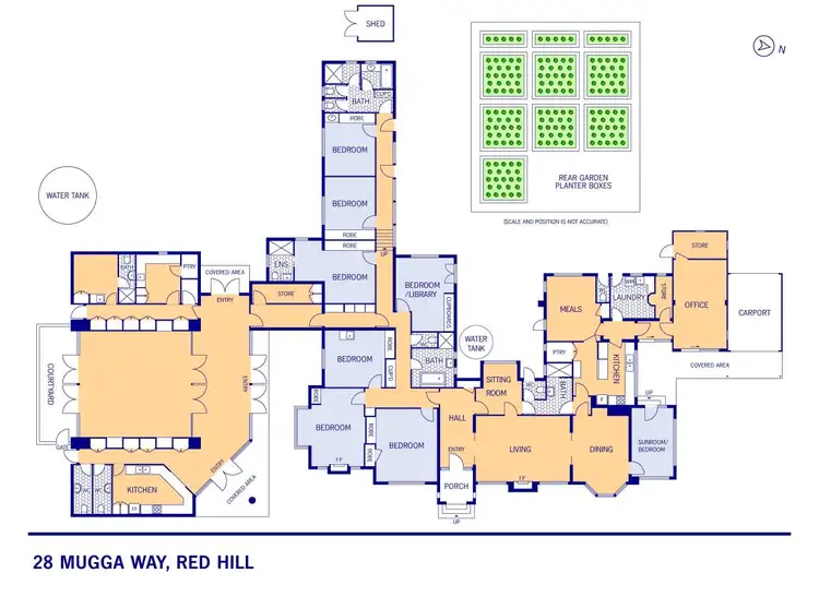 Floorplan of Homely house listing, 28 Mugga Way, Red Hill ACT 2603