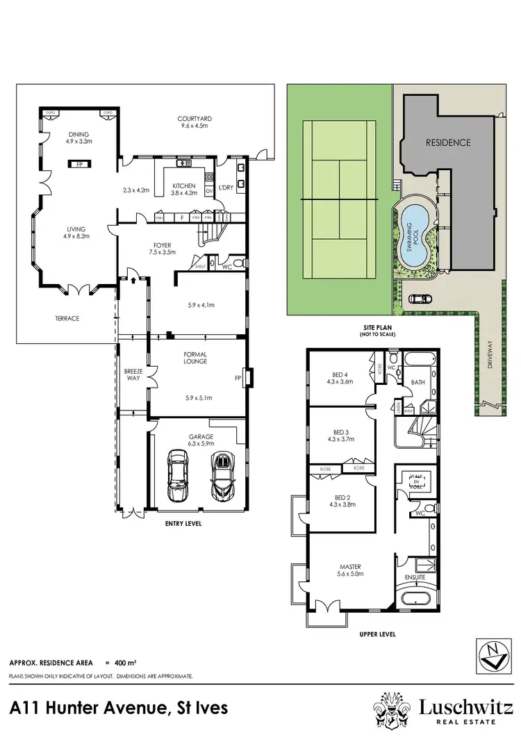 Floorplan of Homely house listing, A11 Hunter Avenue, St Ives NSW 2075