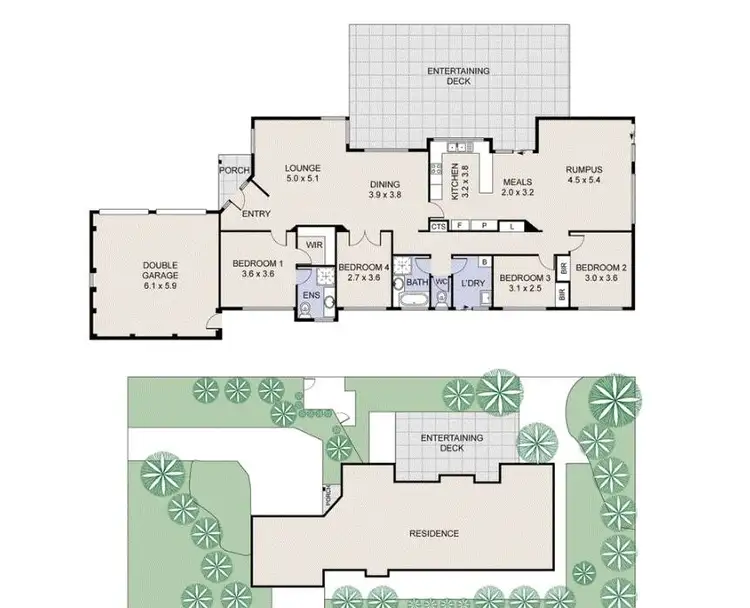 Floorplan of Homely house listing, 19 Gabriel Drive, Jerrabomberra NSW 2619