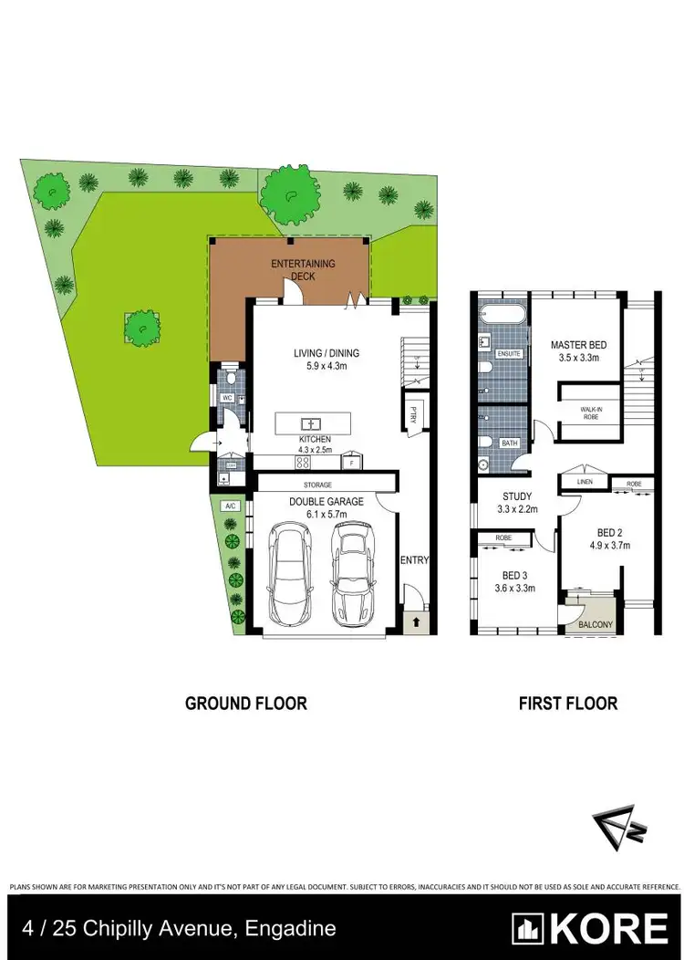 Floorplan of Homely townhouse listing, 4/25 Chipilly Avenue, Engadine NSW 2233