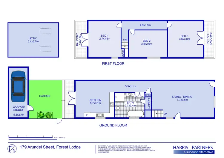 Floorplan of Homely house listing, 179 Arundel Street, Forest Lodge NSW 2037
