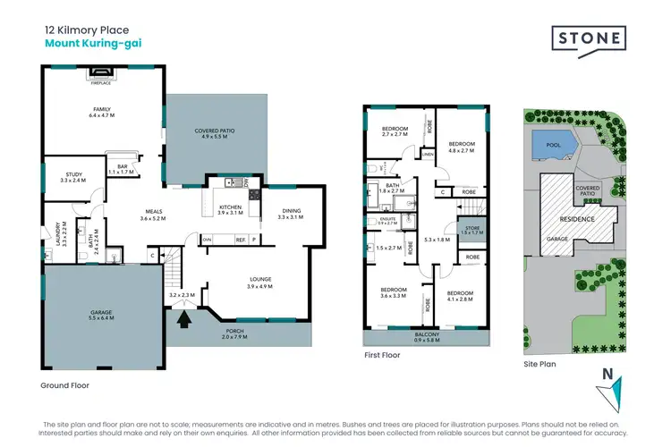 Floorplan of Homely house listing, 12 Kilmory Place, Mount Kuring-Gai NSW 2080