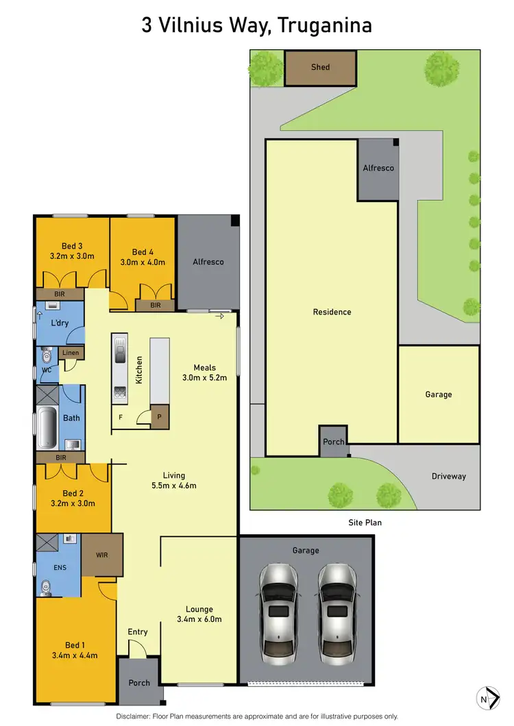 Floorplan of Homely house listing, 3 Vilnius Way, Truganina VIC 3029