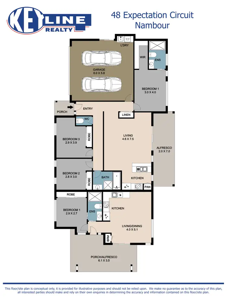 Floorplan of Homely house listing, 48 Expectation Circuit, Nambour QLD 4560