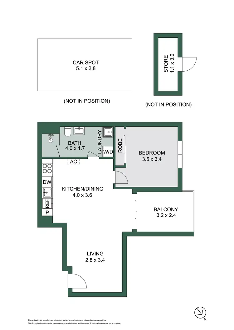 Floorplan of Homely apartment listing, 130/8 Garfield Street, Richmond VIC 3121