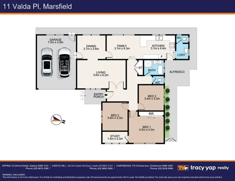 Floorplan of Homely house listing, 11 Valda Place, Marsfield NSW 2122
