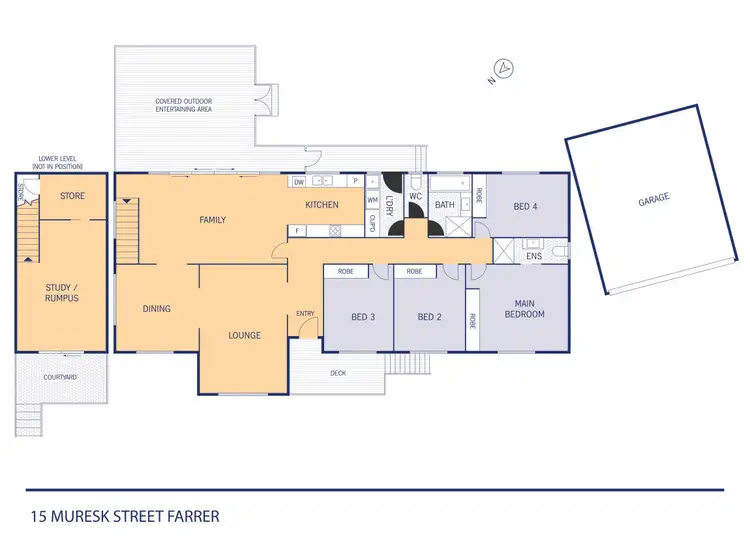 Floorplan of Homely house listing, 15 Muresk Street, Farrer ACT 2607