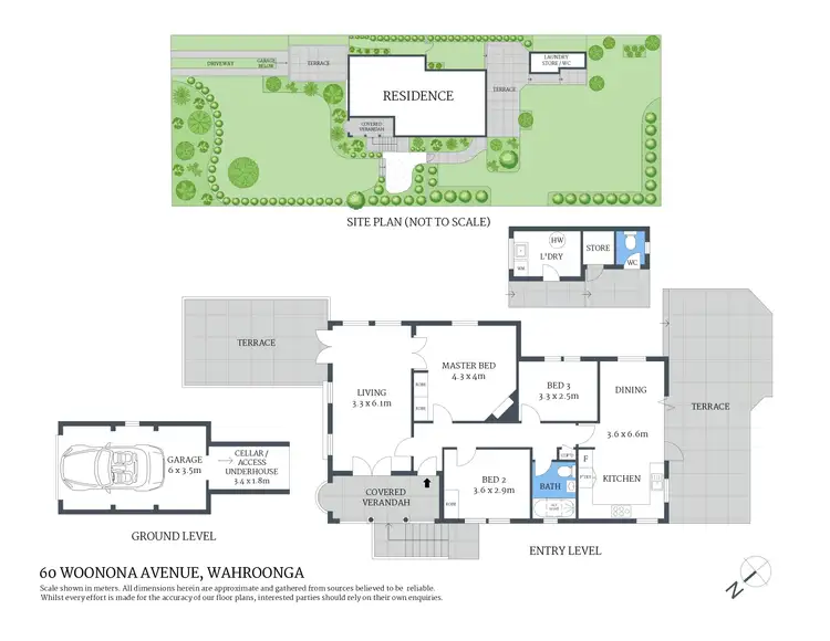 Floorplan of Homely house listing, 60 Woonona Avenue, Wahroonga NSW 2076