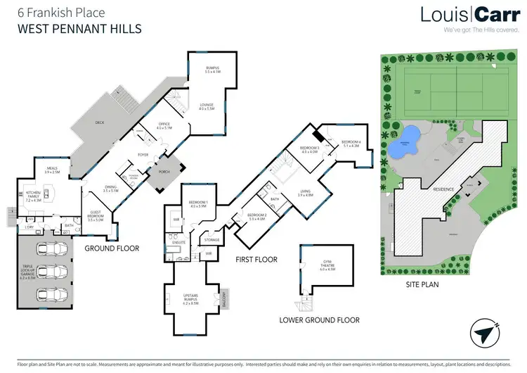 Floorplan of Homely house listing, 6 Frankish Place, West Pennant Hills NSW 2125
