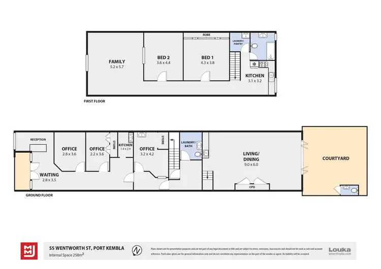 Floorplan of Homely house listing, 55 Wentworth Street, Port Kembla NSW 2505