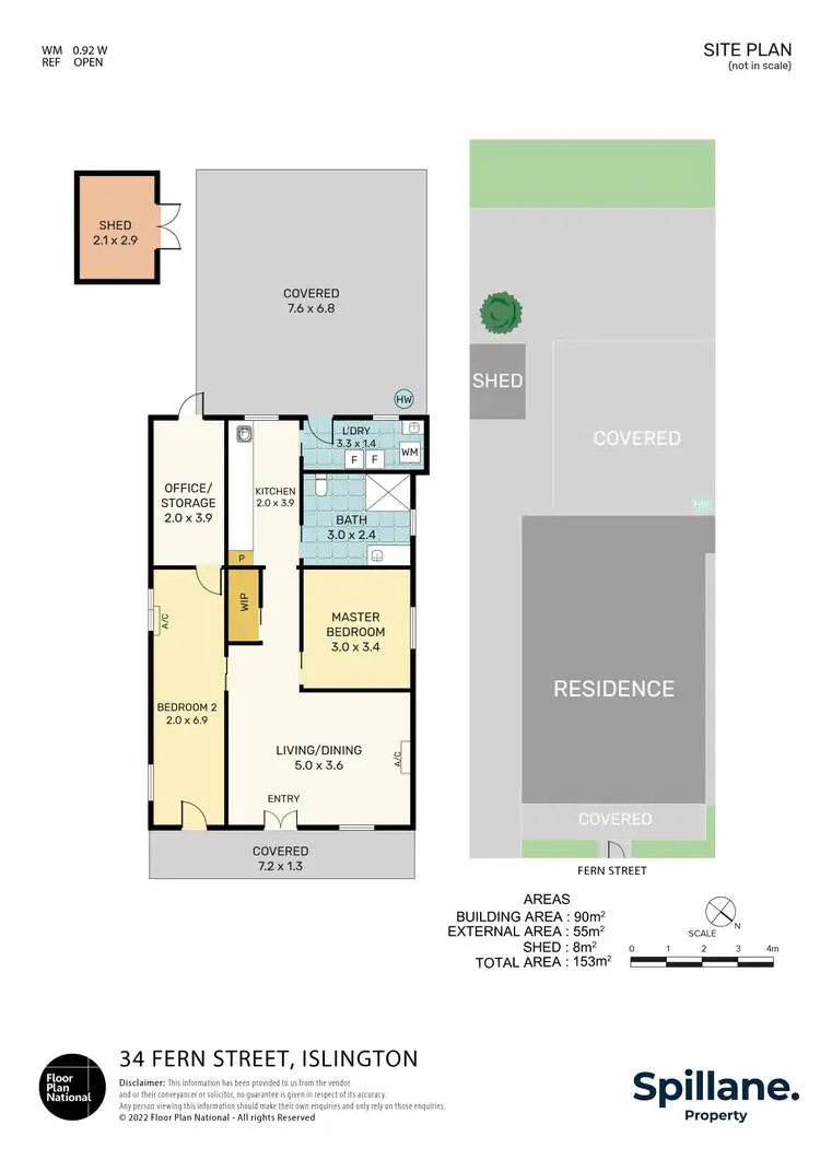Floorplan of Homely house listing, 34 Fern Street, Islington NSW 2296