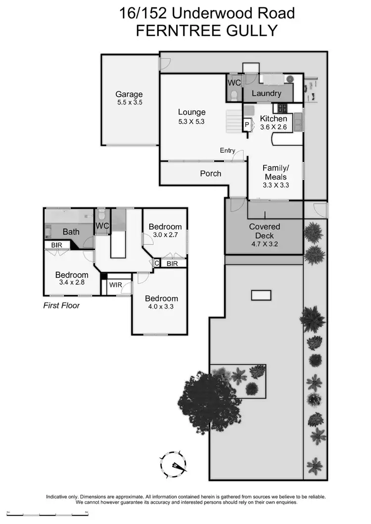 Floorplan of Homely townhouse listing, 16/152 Underwood Road, Ferntree Gully VIC 3156