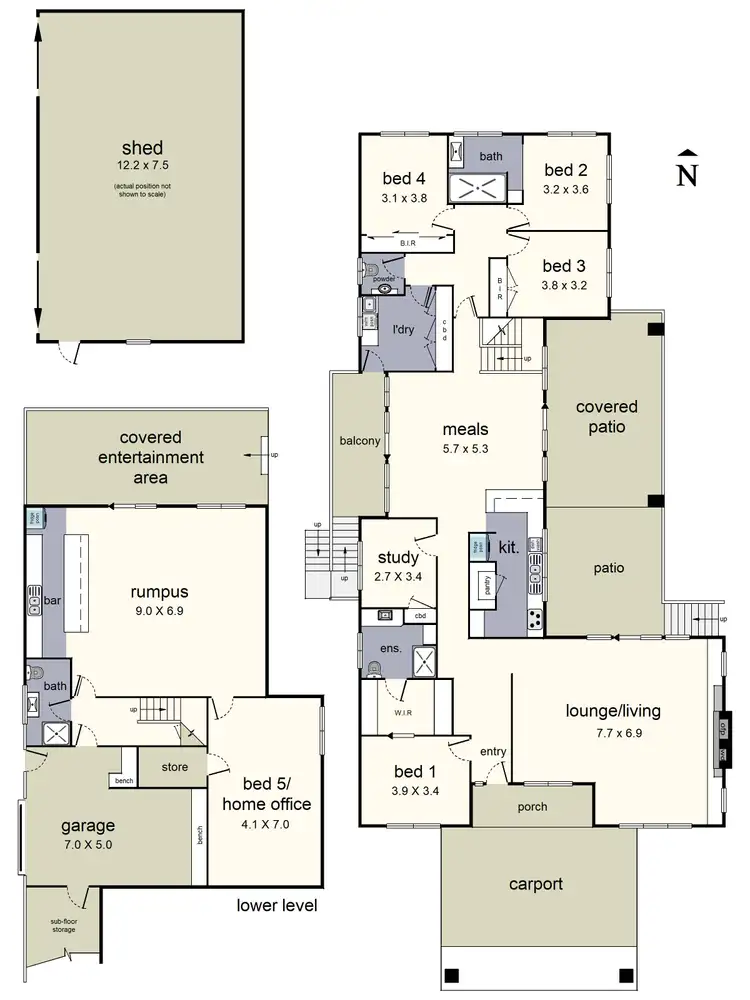 Floorplan of Homely house listing, 129 Old Gippsland Road, Lilydale VIC 3140