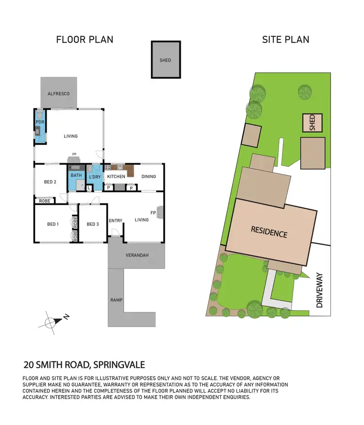Floorplan of Homely house listing, 20 Smith Road, Springvale VIC 3171