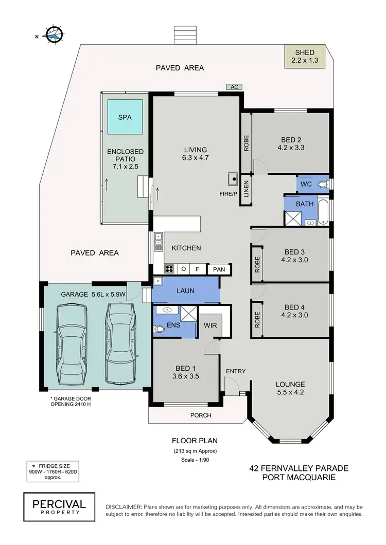 Floorplan of Homely house listing, 42 Fern Valley Parade, Port Macquarie NSW 2444