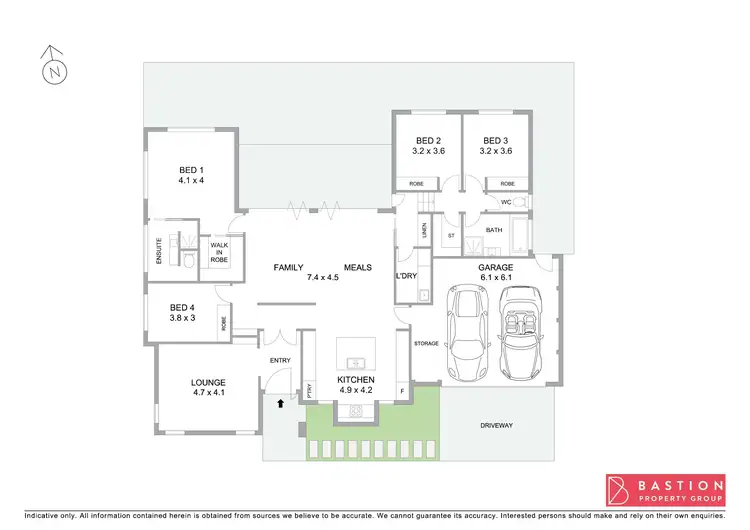 Floorplan of Homely house listing, 158 Langtree Crescent, Crace ACT 2911
