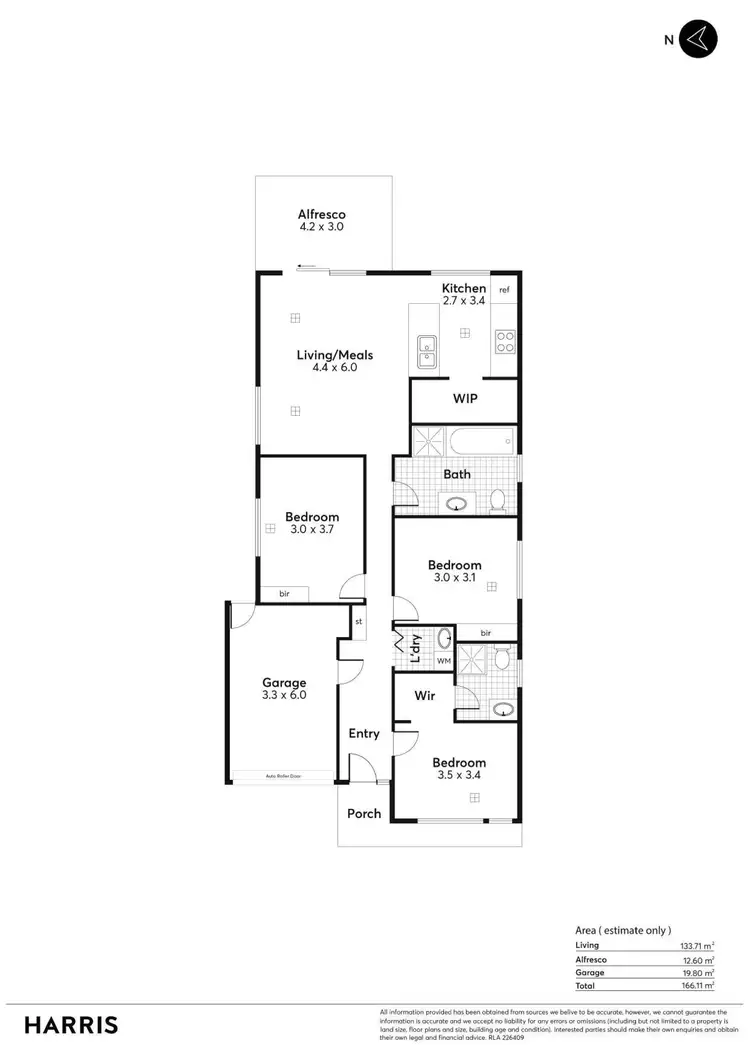 Floorplan of Homely house listing, 21 Hillsview Boulevard, Angle Vale SA 5117