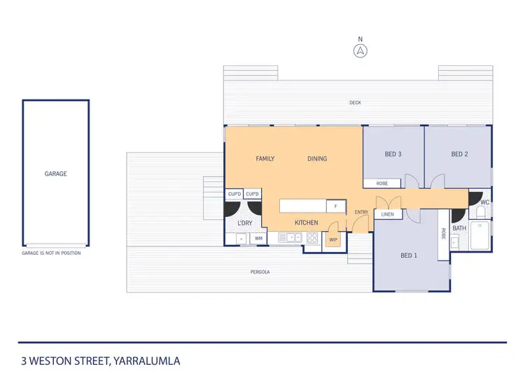 Floorplan of Homely house listing, 3 Weston Street, Yarralumla ACT 2600