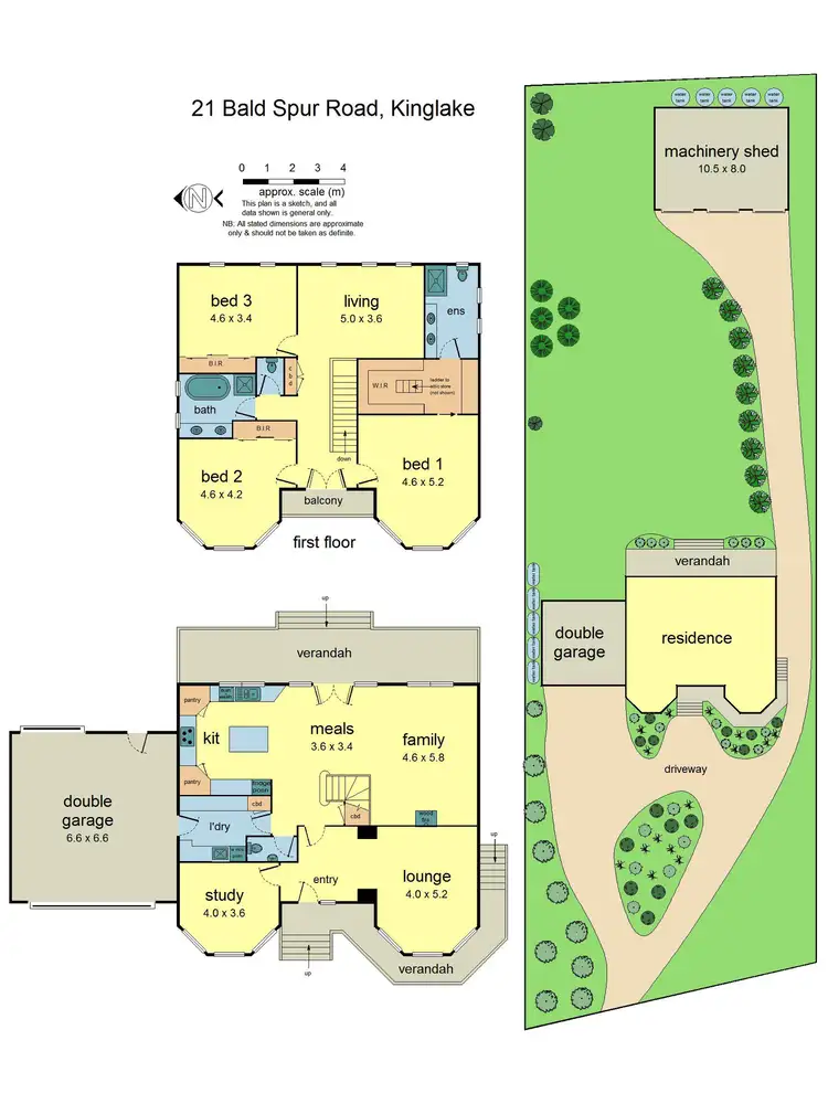 Floorplan of Homely house listing, 21 Bald Spur Road, Kinglake Central VIC 3757