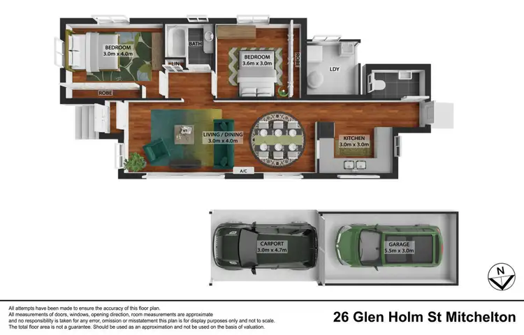 Floorplan of Homely house listing, 26 Glen Holm Street, Mitchelton QLD 4053