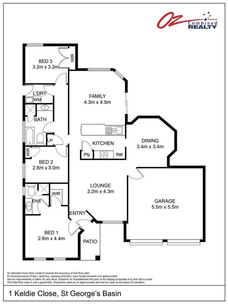 Floorplan of Homely house listing, 1 Keldie Close, St Georges Basin NSW 2540