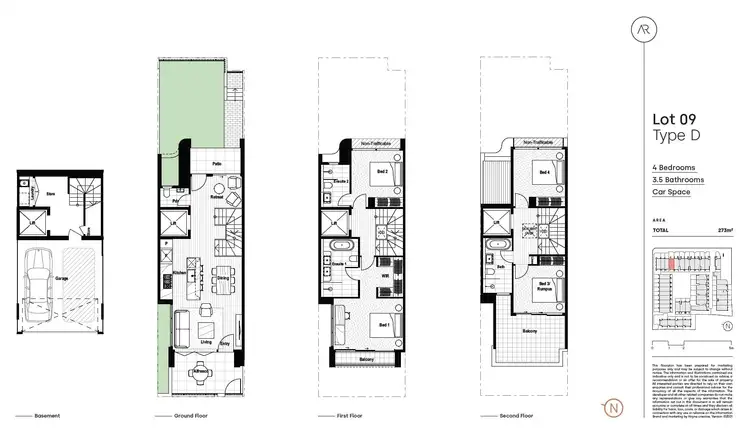 Floorplan of Homely townhouse listing, Address available on request