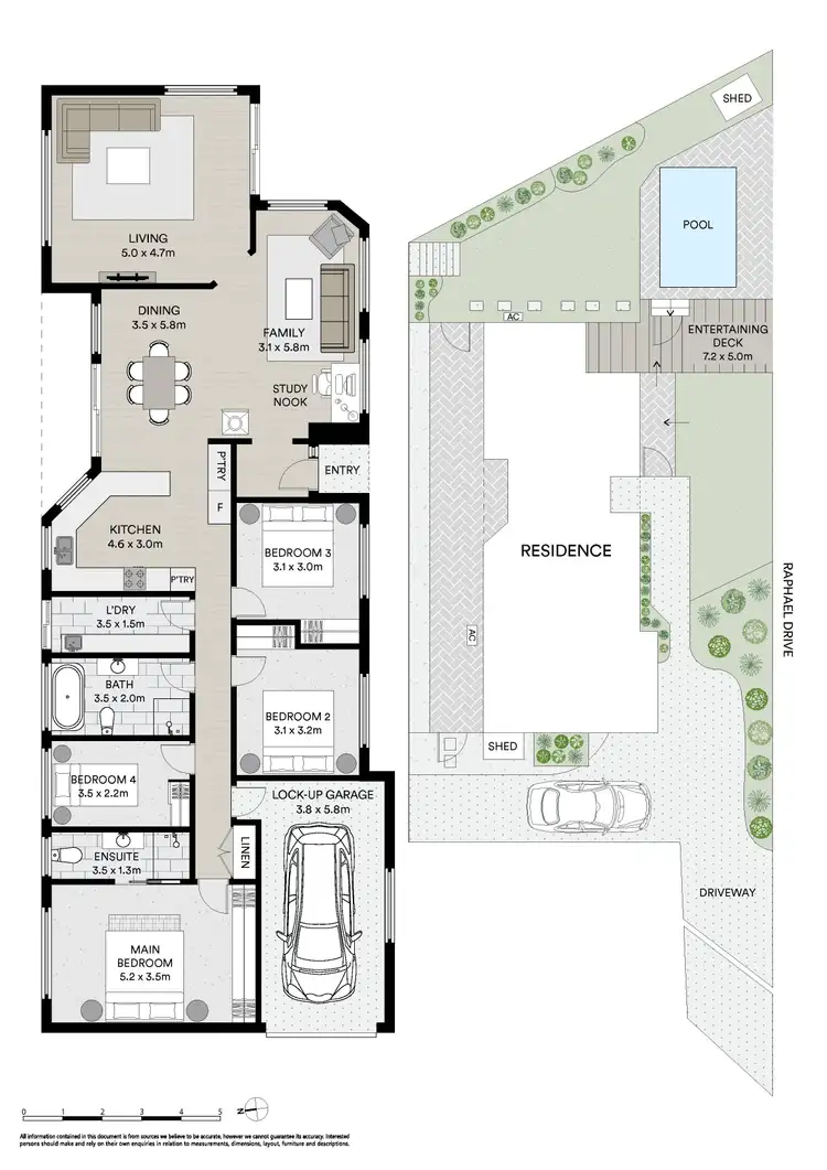 Floorplan of Homely house listing, 3 Raphael Drive, Hornsby Heights NSW 2077