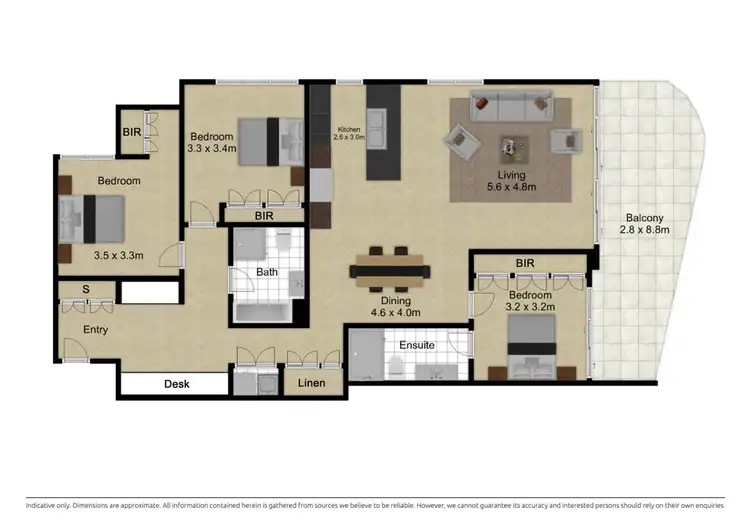 Floorplan of Homely apartment listing, 102/15 Provan Street, Campbell ACT 2612