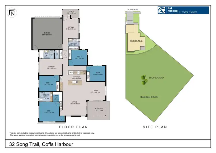 Floorplan of Homely house listing, 32 Song Trail, Coffs Harbour NSW 2450