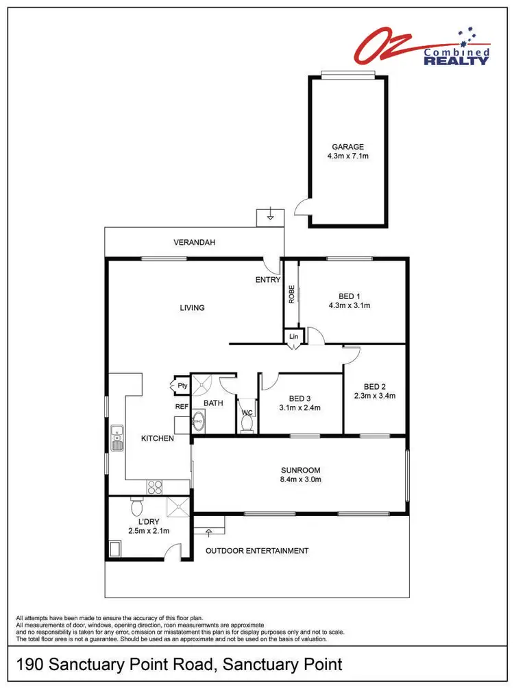 Floorplan of Homely house listing, 190 Sanctuary Point Road, Sanctuary Point NSW 2540