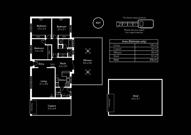 Floorplan of Homely house listing, 545 Brodie Road, Huntfield Heights SA 5163