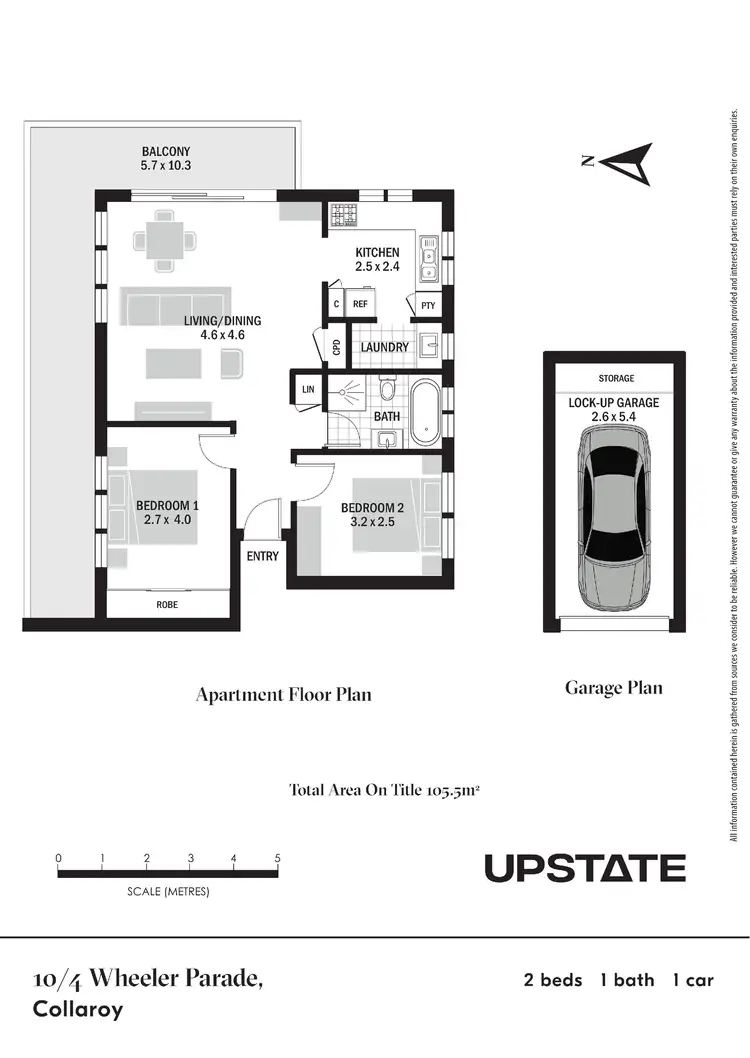 Floorplan of Homely apartment listing, 10/4 Wheeler Parade, Dee Why NSW 2099