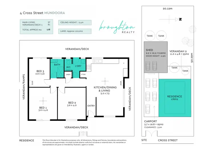 Floorplan of Homely house listing, 4 Cross Street, Mundoora SA 5555