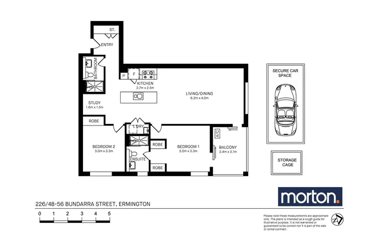 Floorplan of Homely apartment listing, 226/48-56 Bundarra Street, Ermington NSW 2115