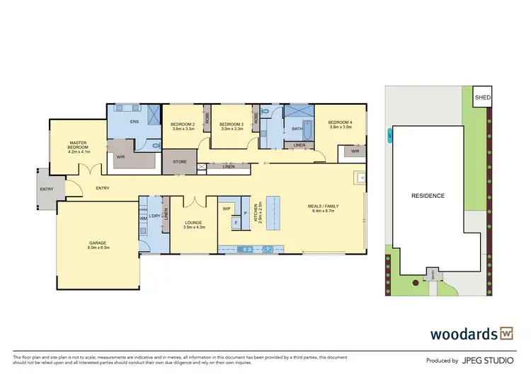 Floorplan of Homely house listing, 6 Shinrone Drive, Gisborne VIC 3437
