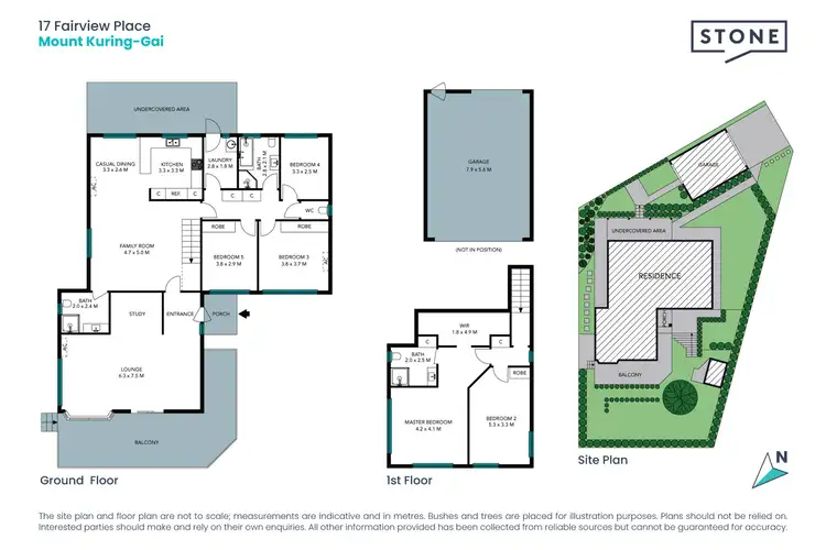 Floorplan of Homely house listing, 17 Fairview Place, Mount Kuring-Gai NSW 2080