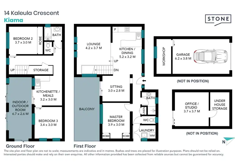 Floorplan of Homely house listing, 14 Kaleula Crescent, Kiama NSW 2533