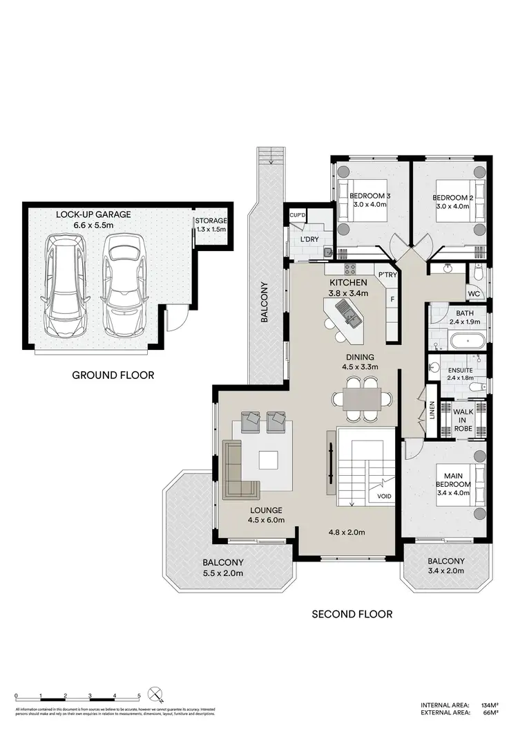 Floorplan of Homely apartment listing, 2/54 Watonga Street, Port Macquarie NSW 2444