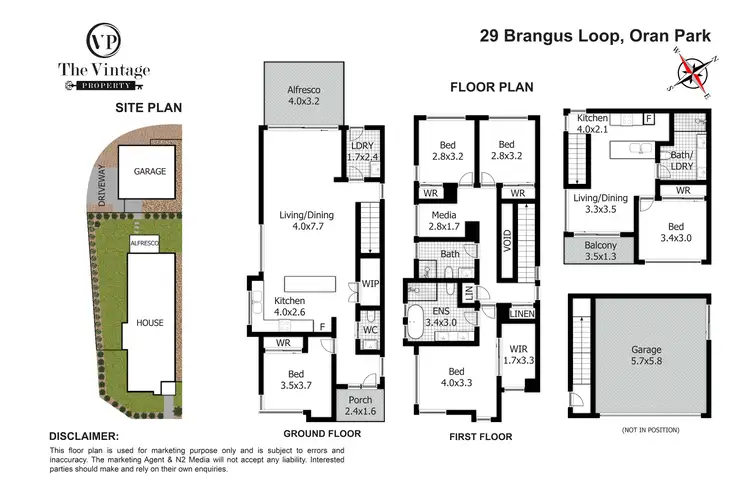 Floorplan of Homely house listing, 29 Brangus Loop, Oran Park NSW 2570