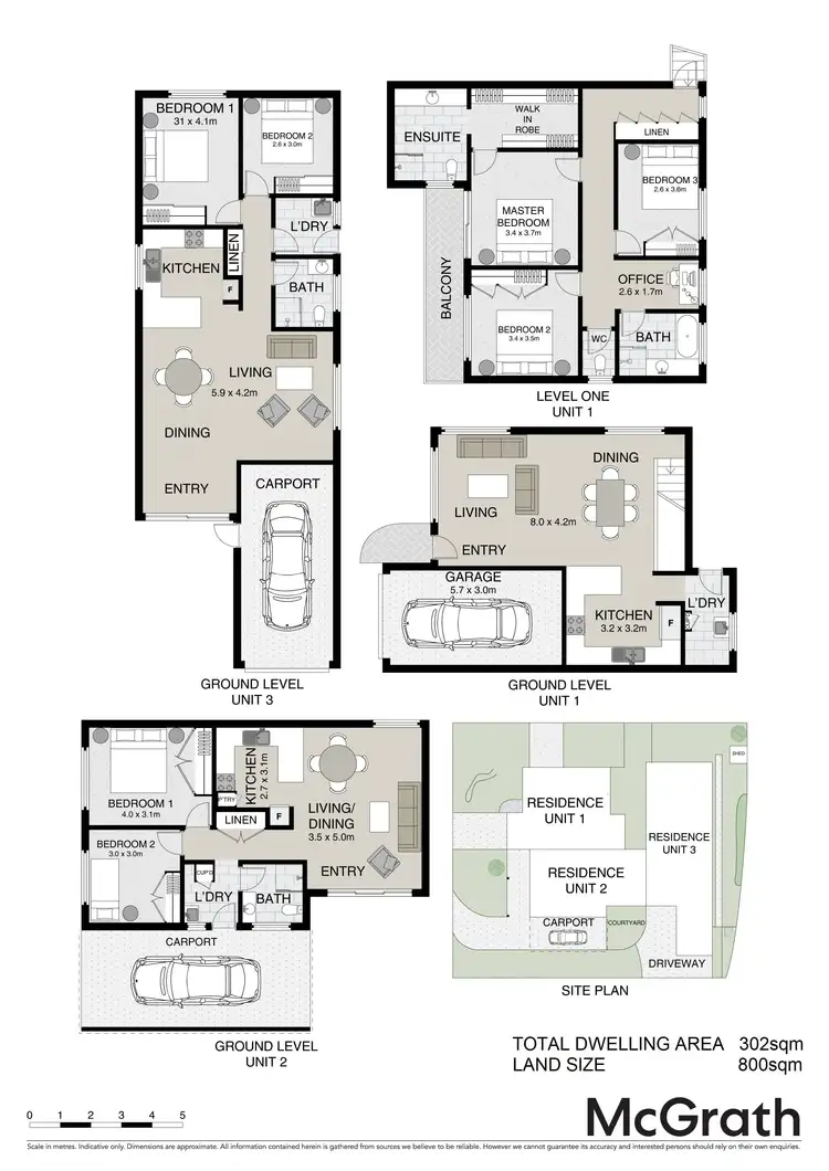 Floorplan of Homely block of units listing, 33 Cooinda Crescent, Maroochydore QLD 4558