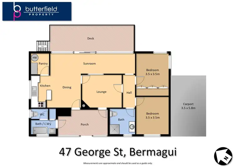 Floorplan of Homely house listing, 47 George Street, Bermagui NSW 2546