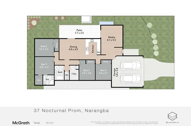 Floorplan of Homely house listing, 37 Nocturnal Promenade, Narangba QLD 4504