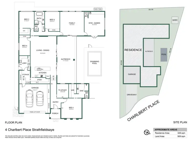 Floorplan of Homely house listing, 4 Charlbert Place, Strathfieldsaye VIC 3551