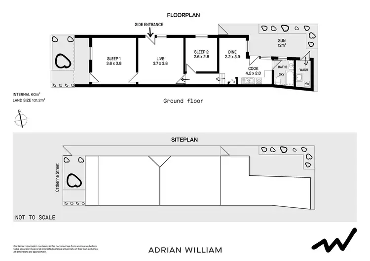 Floorplan of Homely house listing, 67 Catherine Street, Leichhardt NSW 2040