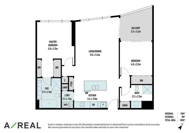 Floorplan of Homely apartment listing, 2904/9 Waterside Place, Docklands VIC 3008