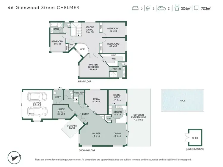 Floorplan of Homely house listing, 46 Glenwood Street, Chelmer QLD 4068